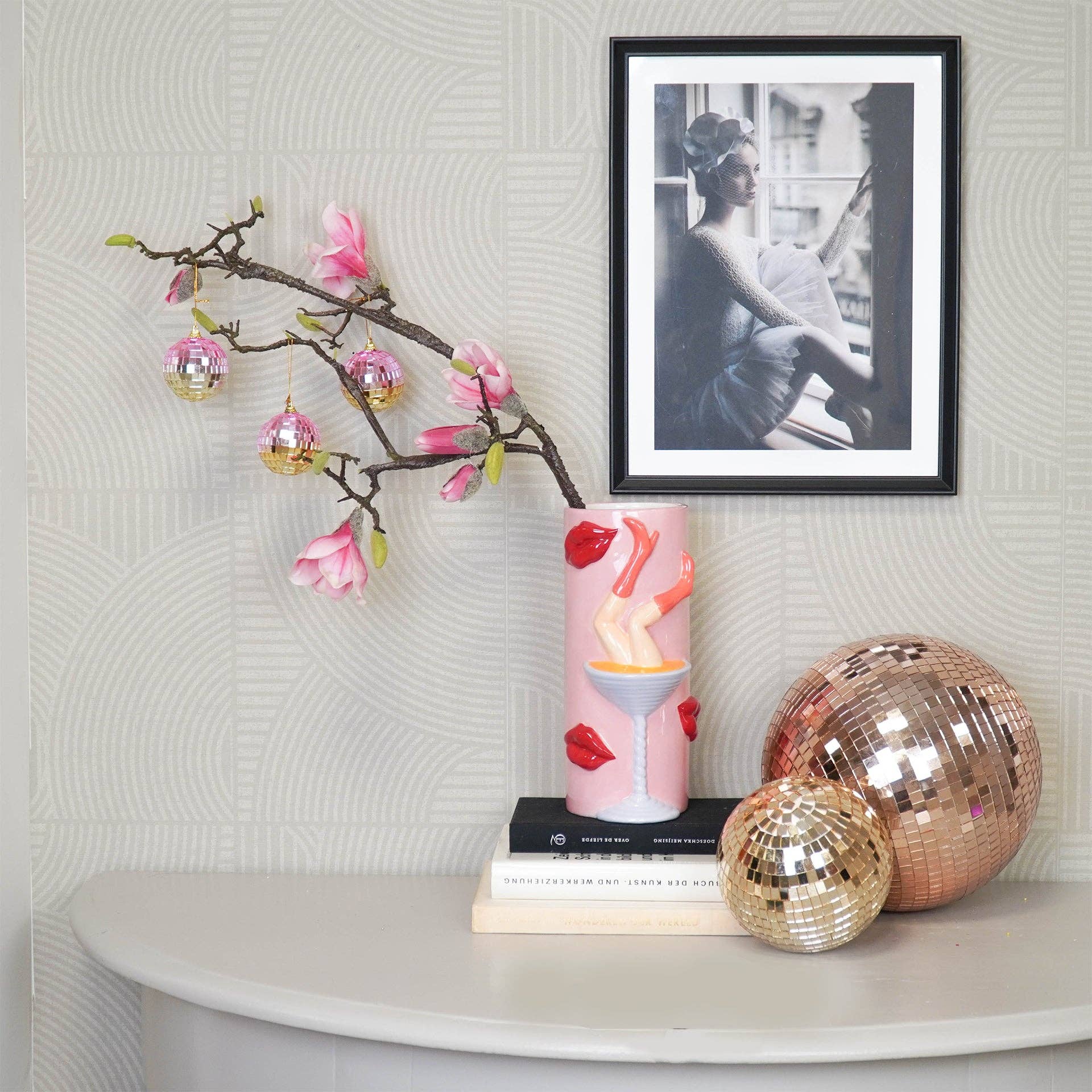 Weihnachtsdekoration - Weihnachtsanhänger - Discokugel - Schaumstoff - Gold - 15x15x15cm