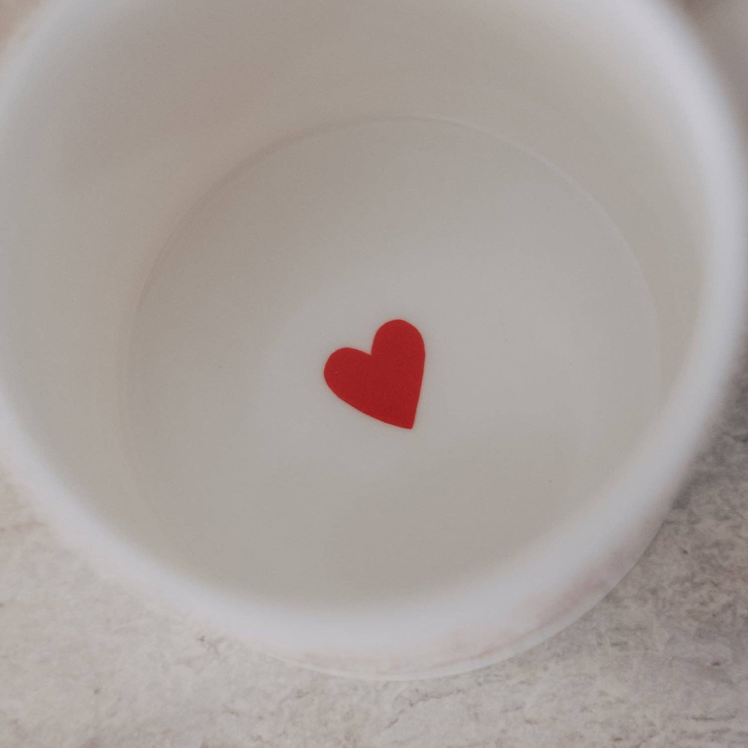 Eulenschnitt - Tasse Kleine Dinge rot