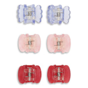 Sui Ava / 6-pack Tiny Bisou Claws / Red // Blue // Pink