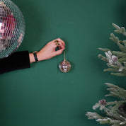 Weihnachtsdekoration - Weihnachtsanhänger - Discokugel - Schaumstoff - Set aus 6 - Gold - 6x6x6cm