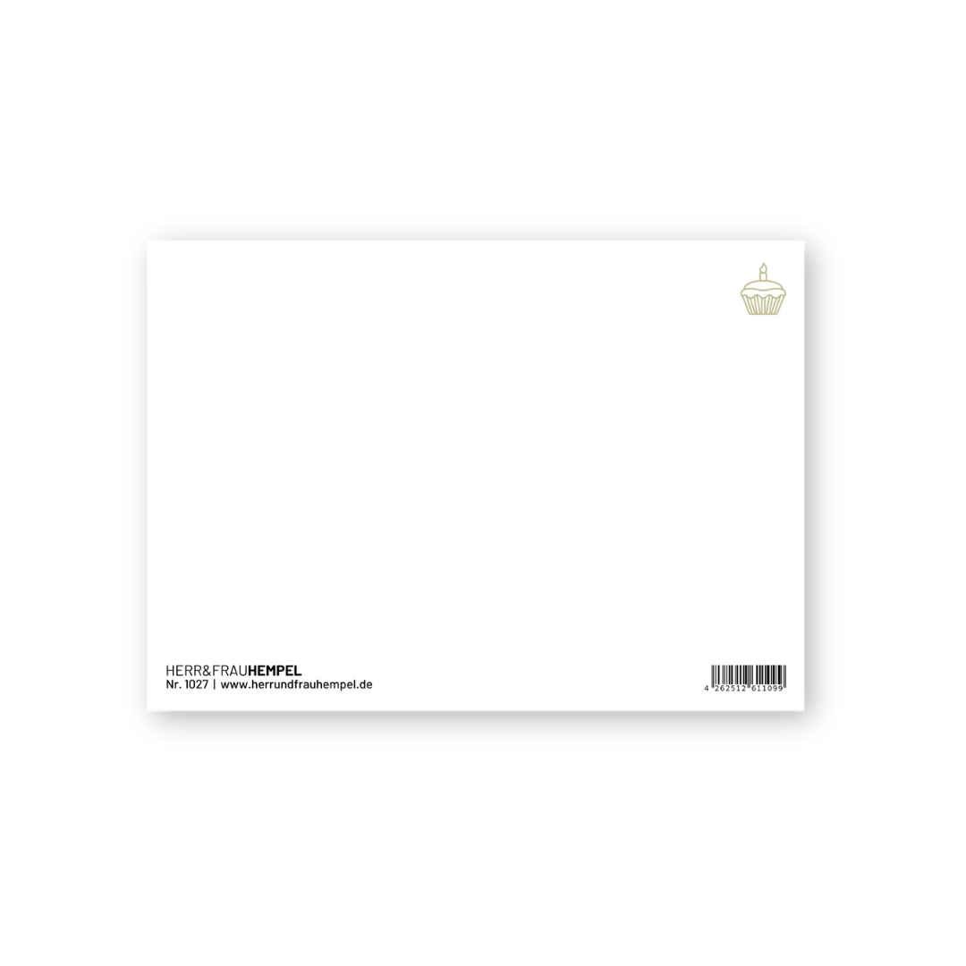 HERR&FRAUHEMPEL - Postkarte - HAPPY BIRTHDAY