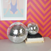 Weihnachtsdekoration - Weihnachtsanhänger - Discokugel - Schaumstoff - Silber - 20x20x20cm