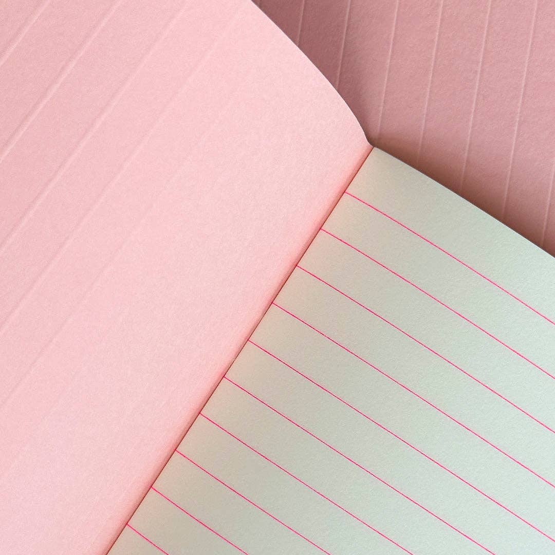 HERR & FRAU RIO - Grid Powdered Pink Notizbuch