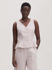 Edited / Vada vest / Pink stripe