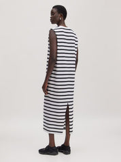 Edited / Liadan Dress / Stripes: Optic White + Black
