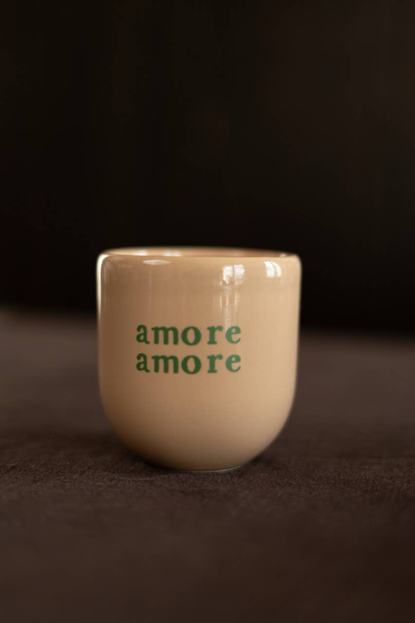 Sisi / 'Amore Amore' Becher in beige
