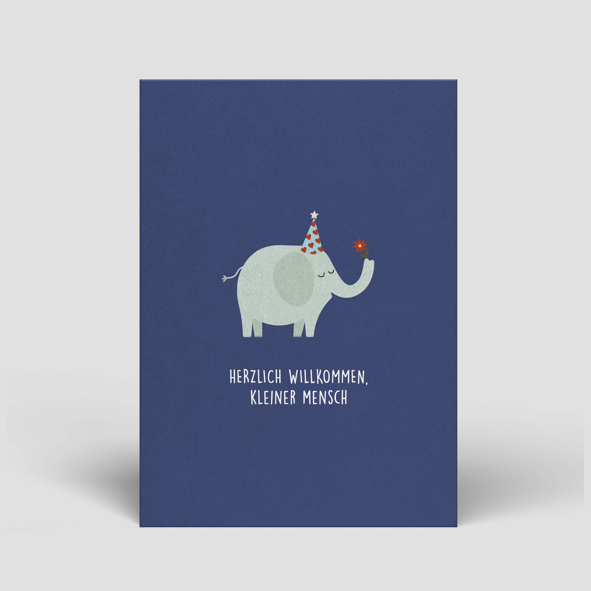 Naturbedacht - Postkarte - Elefant zur Geburt - Nr. 90