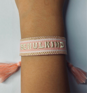 LOONES - Gewebtes Armband SCHULKIND | marshmallow-rosé