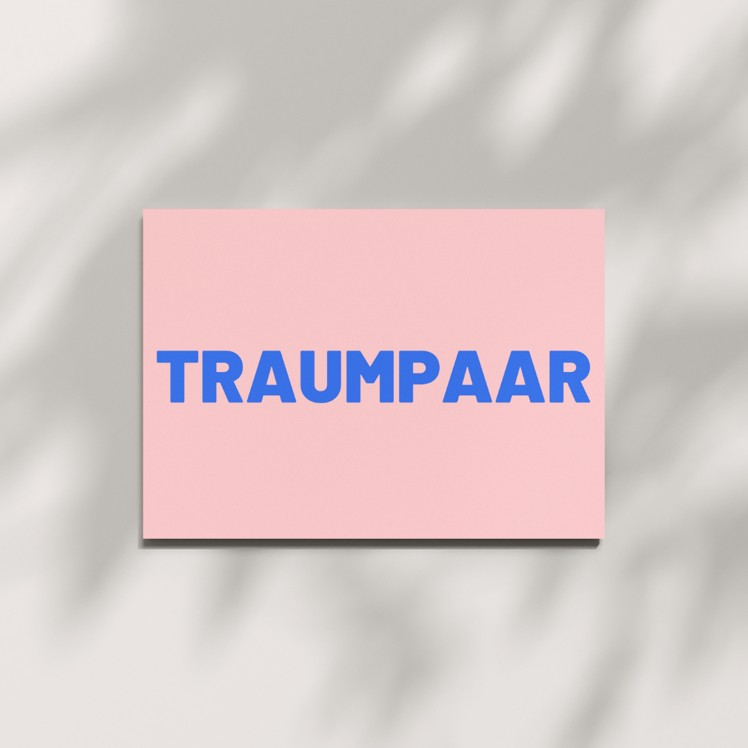 HERR&FRAUHEMPEL - Postkarte - TRAUMPAAR