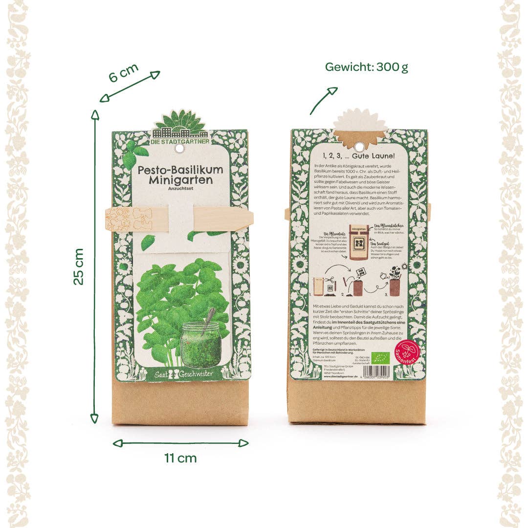 TDJ Stadtgärtner GmbH - Minigarten - Basilkum - BIO
