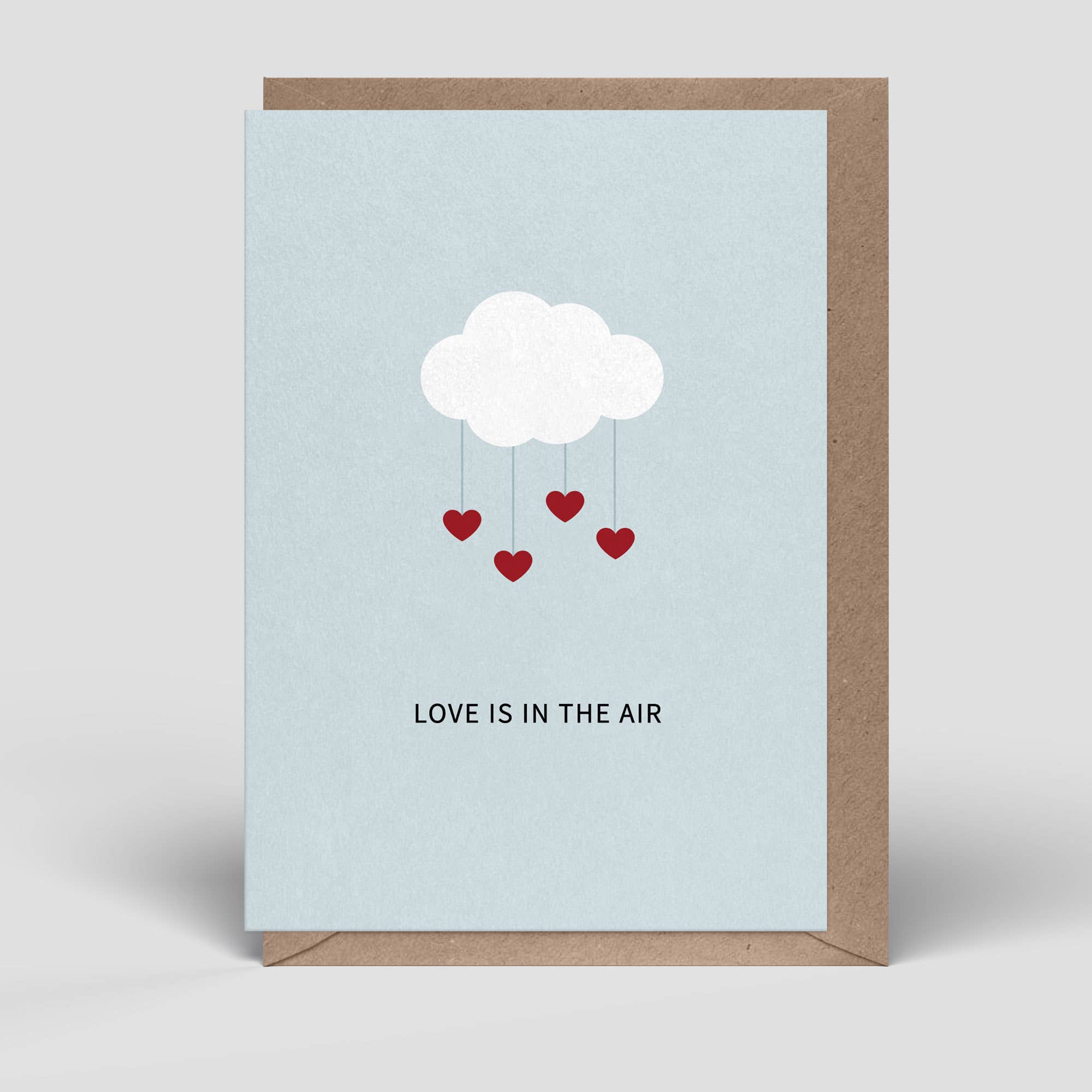 Naturbedacht - Klappkarte - Karte Liebe - Love is in the Air - Nr. 285
