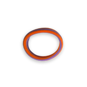 Haargummis - Lulu | orange - lila