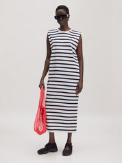 Edited / Liadan Dress / Stripes: Optic White + Black
