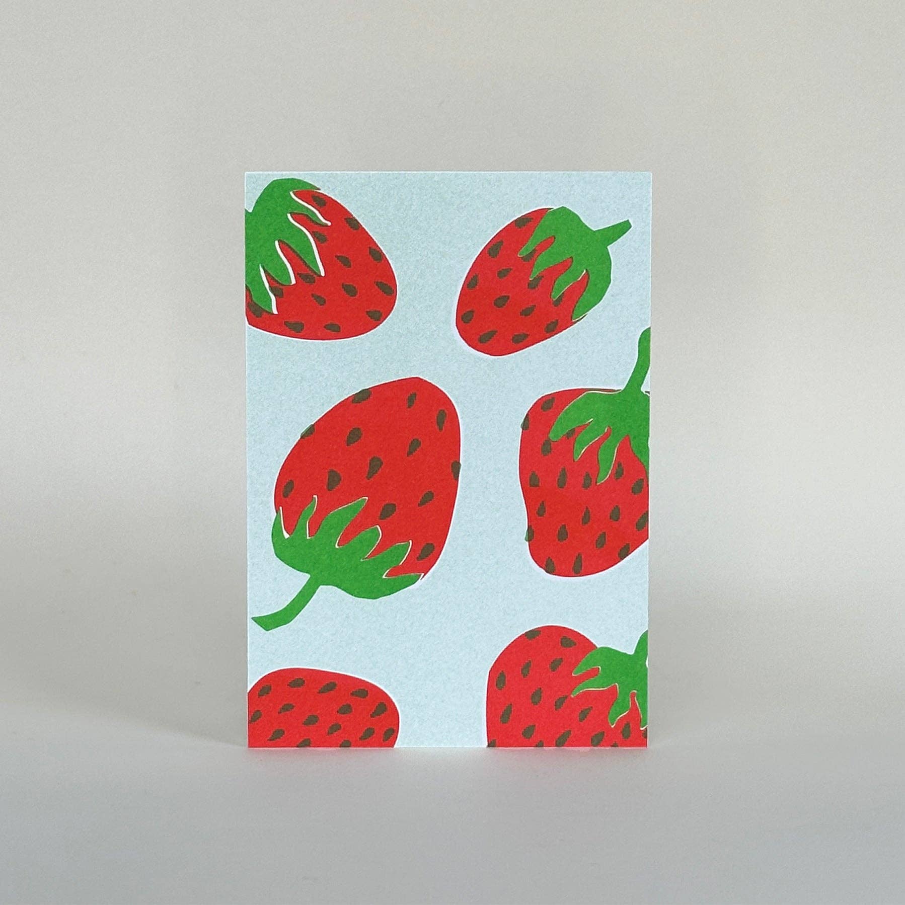 Erdbeeren Postkarte