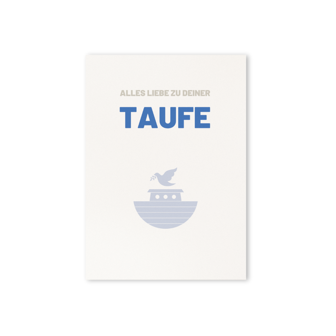 HERR&FRAUHEMPEL - Postkarte - ZUR TAUFE
