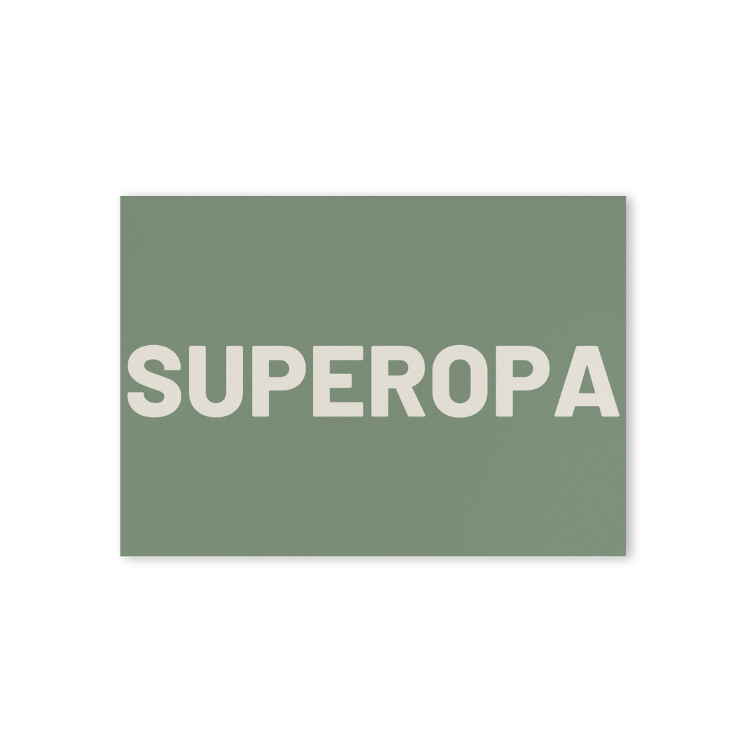 HERR&FRAUHEMPEL - Postkarte - SUPEROPA