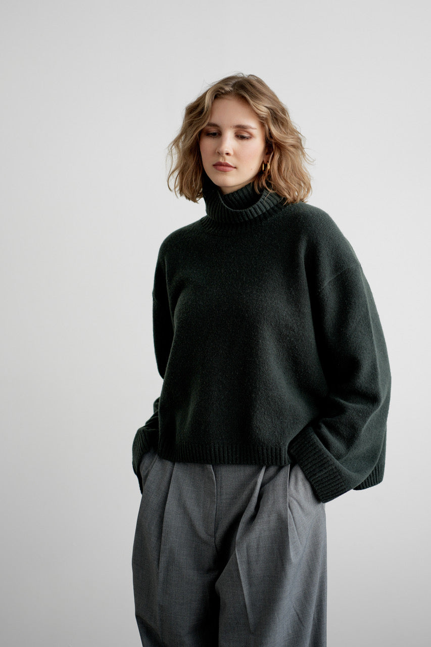 Greymarl / Frida Knit / Forest