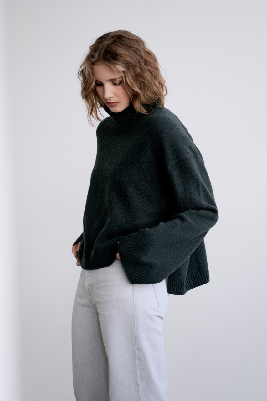 Greymarl / Frida Knit / Forest