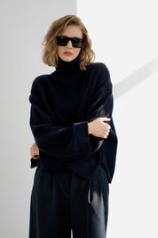 Greymarl / Frida Knit / Navy