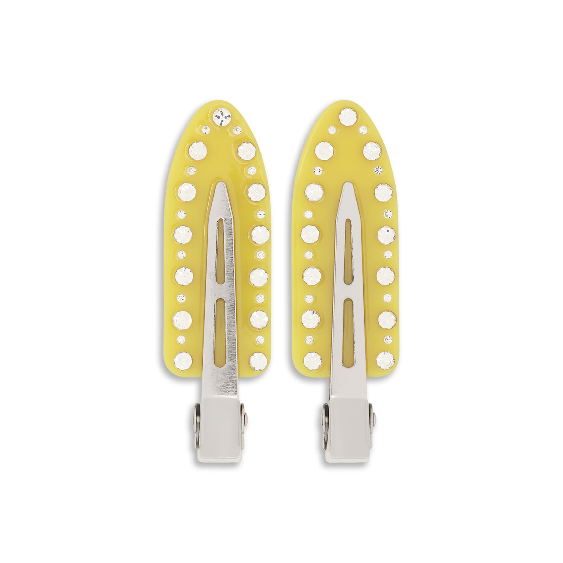 Sui Ava / No Crease Crystal Clips // 2 pcs / Yellow