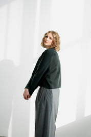 Greymarl / Kaia Knit / Forest