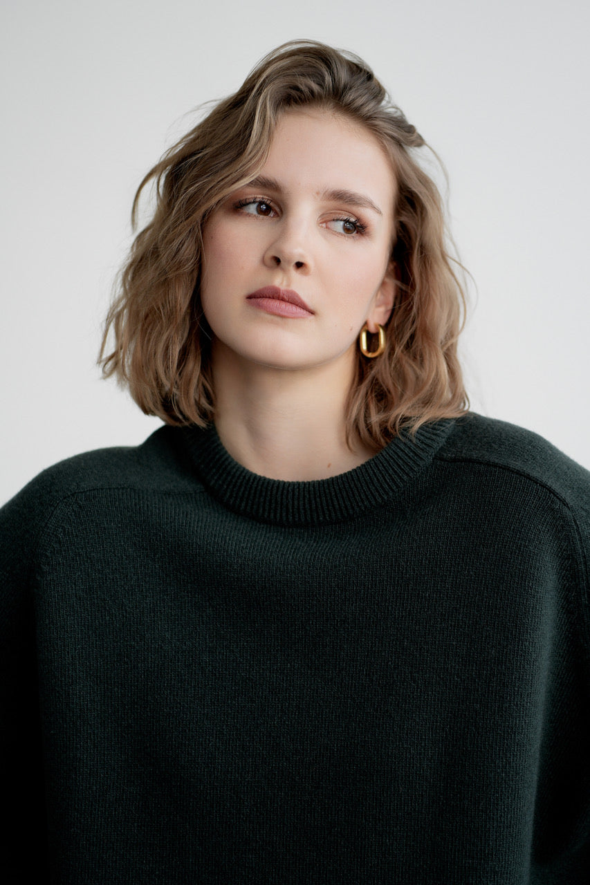 Greymarl / Kaia Knit / Forest