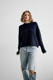 Greymarl / Kaia Knit / Navy