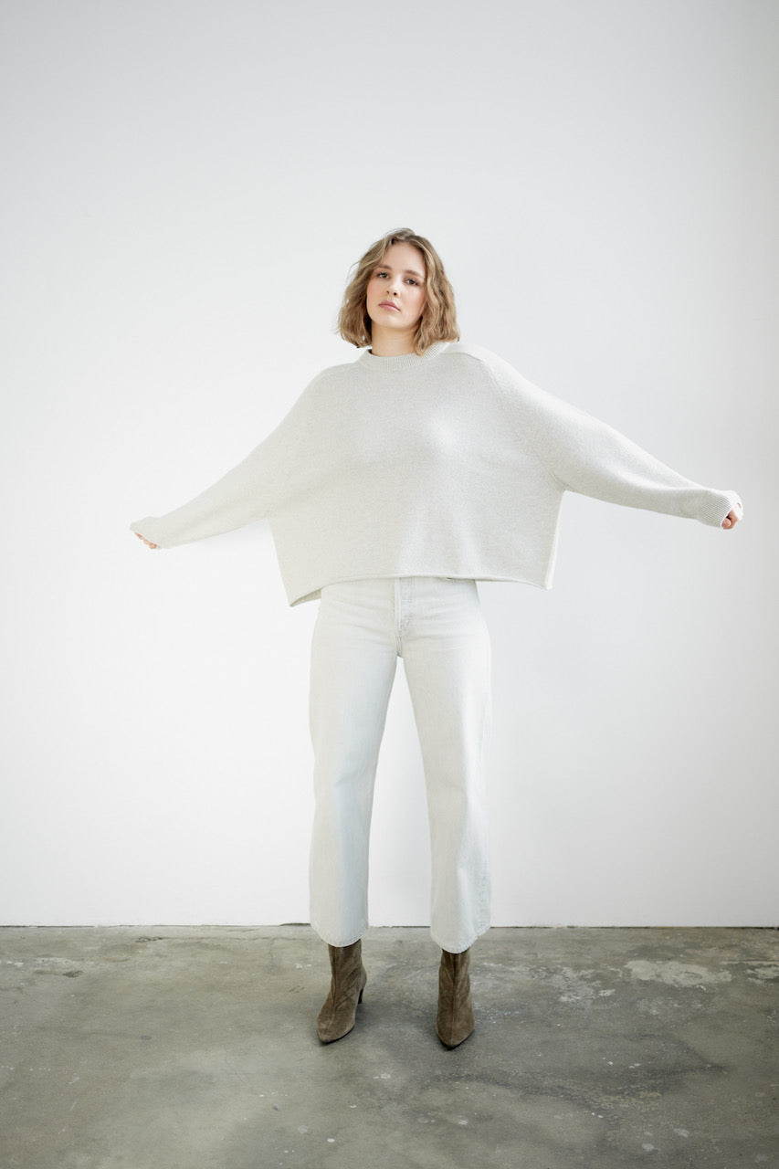 Greymarl / Kaia Knit / Pale Grey