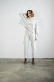 Greymarl / Kaia Knit / Pale Grey