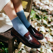 mp Denmark / Vivian short socks / Dusty Blue