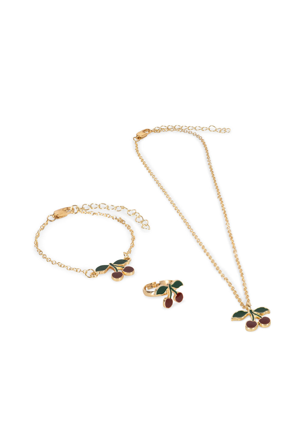 Konges Sløjd / CHERRY JEWELRY SET / GOLD