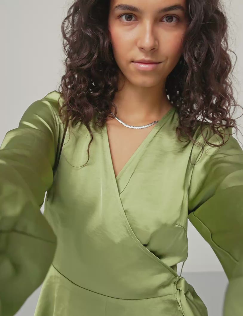 MbyM / Bibbim-M Quill Blouse / Sage