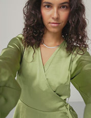 MbyM / Bibbim-M Quill Blouse / Sage