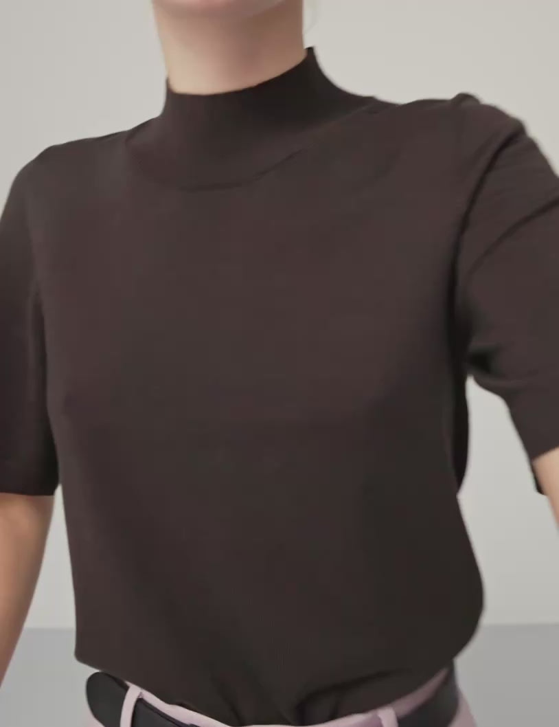 MbyM / Clara Crew-M Bravani Knit / Java