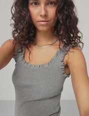 MbyM / Elinne-M Louc Top / Medium Grey Melange