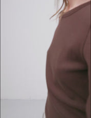 MbyM / Evelyn Otis LS-M Top / T-shirt / Java