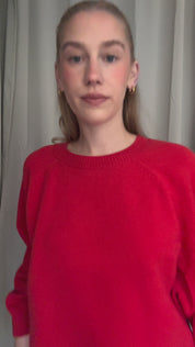 Greymarl / Birthe Knit / Red