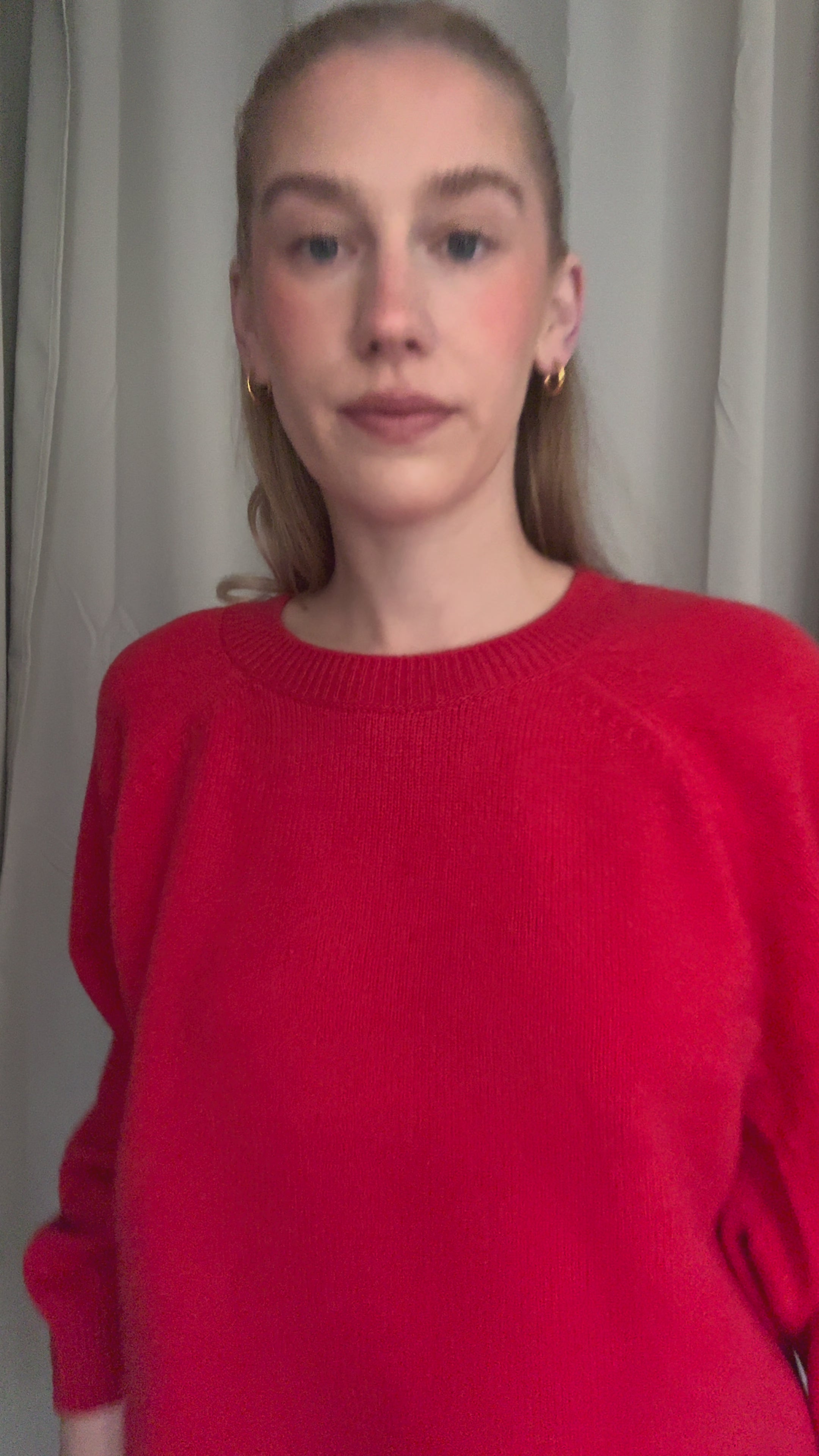 Greymarl / Birthe Knit / Red
