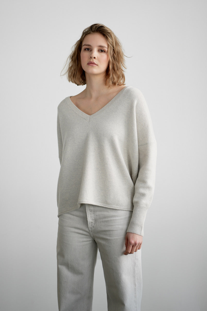 Greymarl / Sophie Knit / Pale Grey