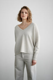 Greymarl / Sophie Knit / Pale Grey