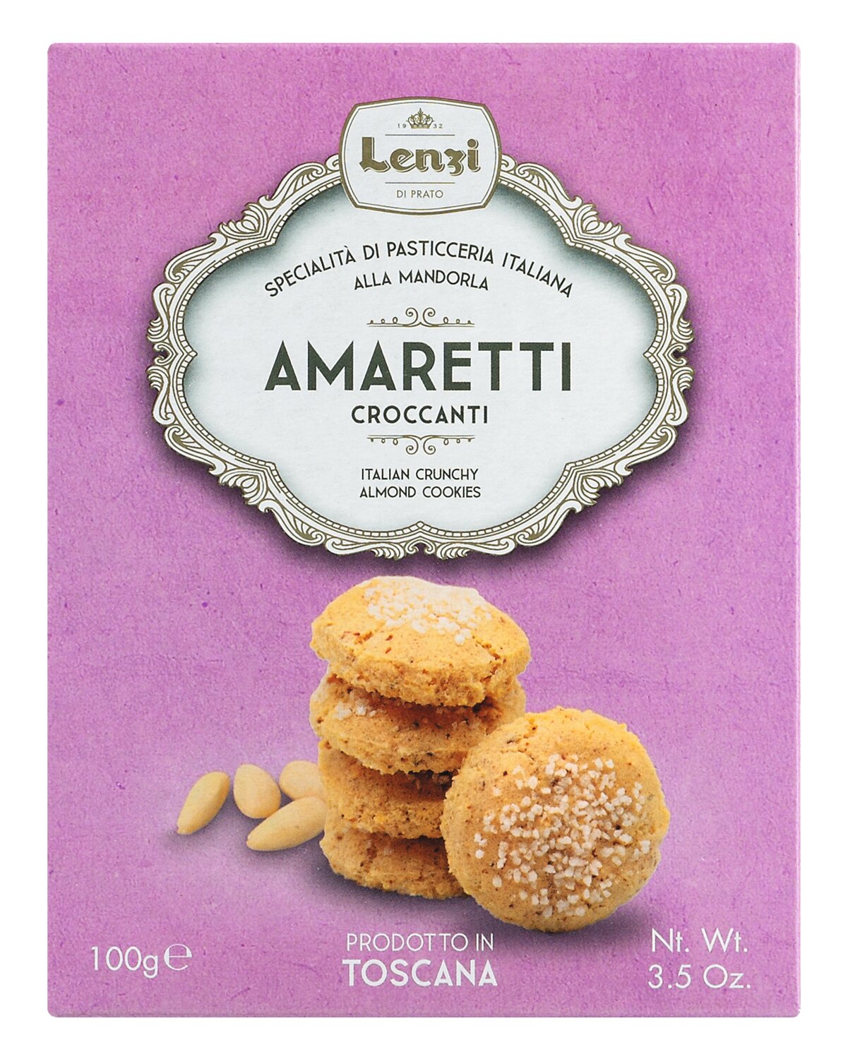 LENZI / Knusprige Mandelmakronen - Amaretti Croccanti alle mandorle - 100g